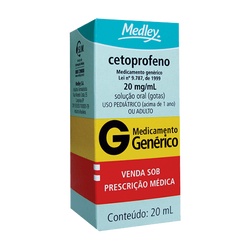 Cetoprofeno 20mg 20ml Medley
