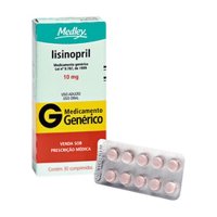 Lisinopril 10mg 30cprs  Medley