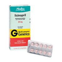 Lisinopril 20mg C/30cprrs Med