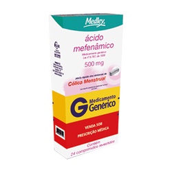 Acido Mefenamico 500mg C/ 24cprs