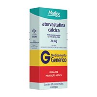 Atorvastatina Calcica 20mg C/30comp- Med