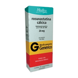 Rosuvastatina Calcica 20mg C/30comp Med