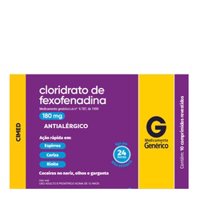 Clor Fexofenadina 180mg C/10cpr