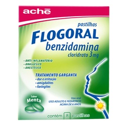 Flogoral 3mg Menta C/8 Past