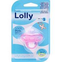 Chupeta Lolly Zoo Bona Sil Red T1 Rosa