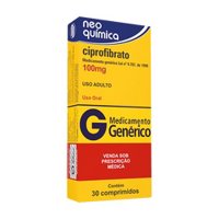 Ciprofibrato 100mg C/30 Cprs Neoquimica