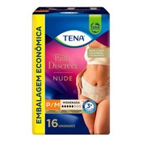 Fralda Ger Tena Pants Discreet Nude P/m 16un