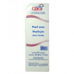 Papel P/ Depilacao Santa Clara Falso Tecido C/25 Un