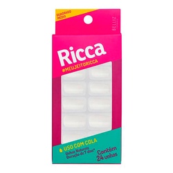Unhas Ricca Quadrada Media