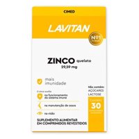 Lavitan Zinco 29,59mg  C/30drg