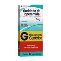 Clor Loperamida 2mg C/12cpr