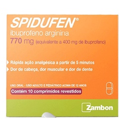Spidufen 770mg C/ 010comp