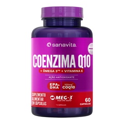Coenzima Q10 + Omega 3 C/60 Caps Sanavita