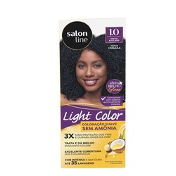 Tintura Ligth Color 1.0 Preto Azulado
