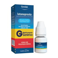 Latanoprosta 0,05mg Oft 2,5