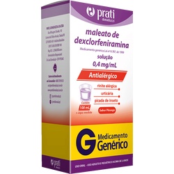 Dexclorfeniramina Xarope 100ml Prati