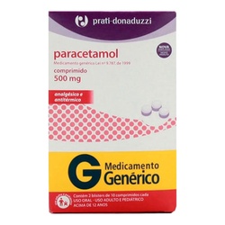 Paracetamol 500mg C/20 Prati