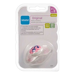 Chupeta Mam Original +6m Rosa